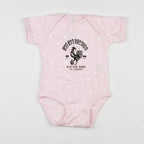 Infant Onesie (pink w/ white polka dots)