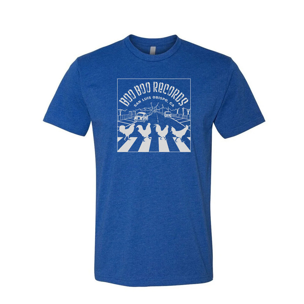 Men's Cosmic Rooster Abbey Rd. Blue T-Shirt