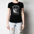 Women's Commemorative 50th Anniversary Moon Chicken T-Shirt (Heather Black)