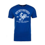Men's 100% Cotton T-Shirt (Royal Blue w/ White Logo)