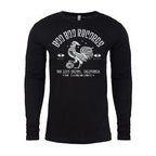 Men's 100% Cotton Long-Sleeve T-Shirt (Black)