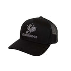 Black Retro Trucker Cap