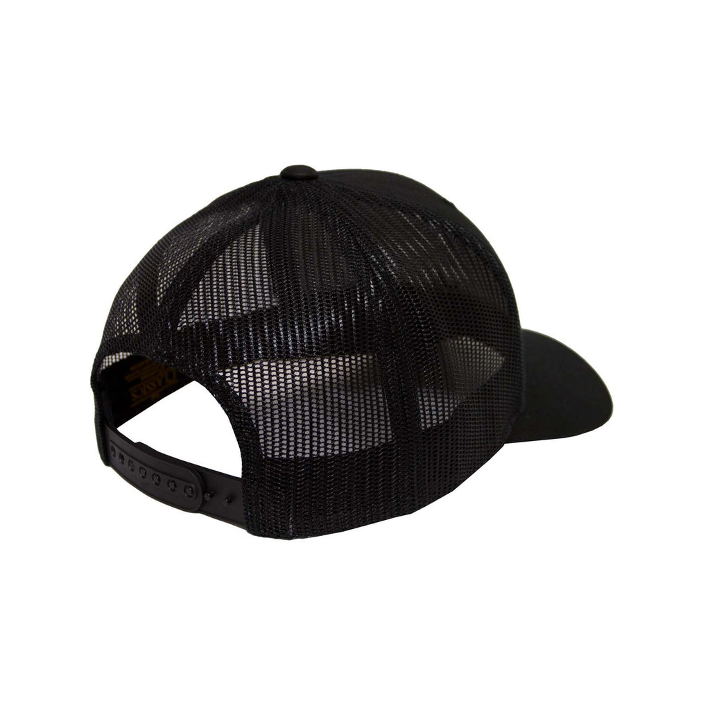 Black Retro Trucker Cap