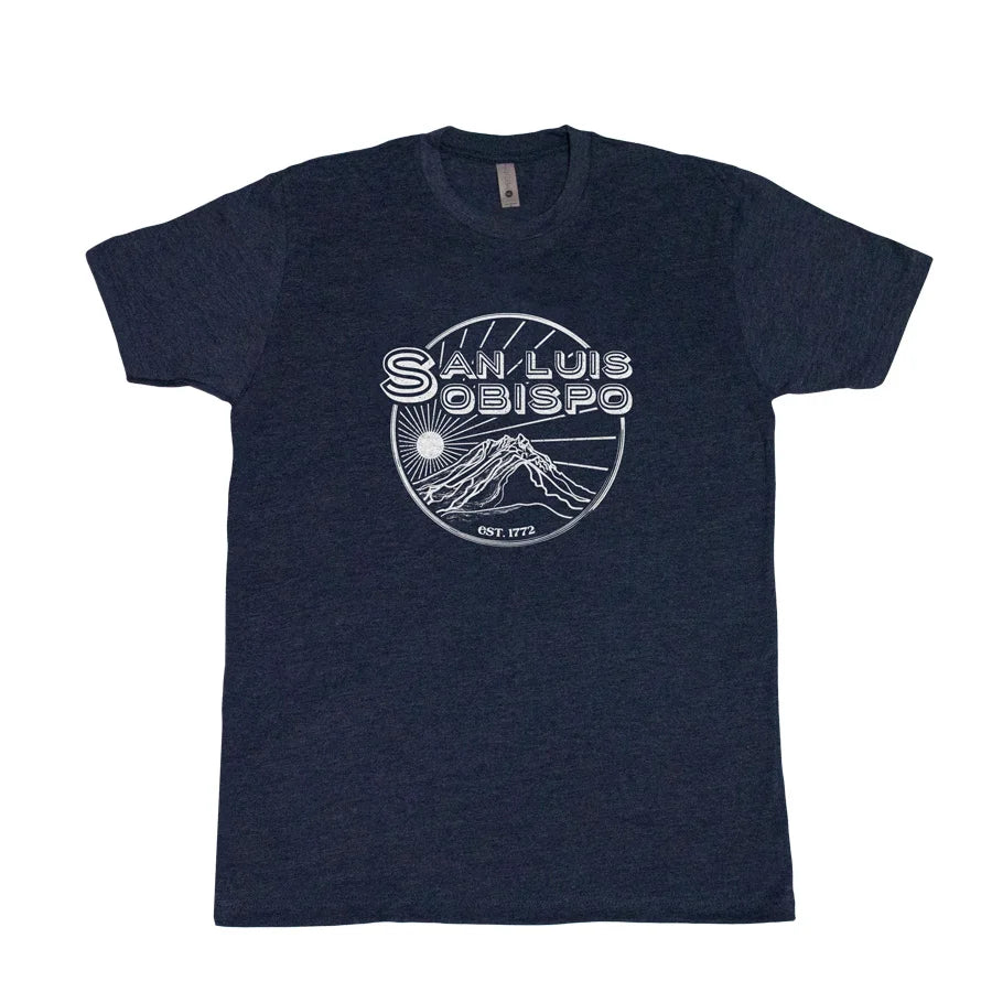 Bishop’s Peak SLO – Dark Blue – Men’s Tee