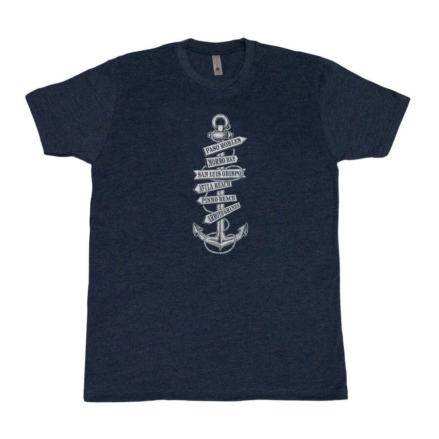 Central Coast Cities – Men’s Dk Blue Tee