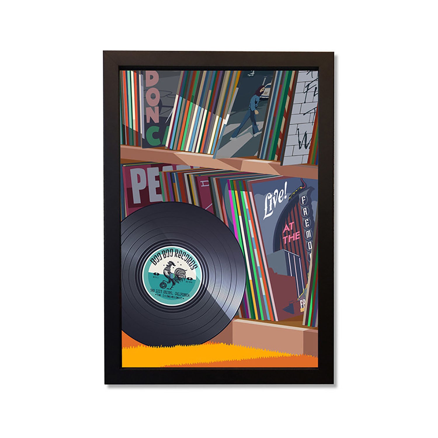 Boo Boo Records Art Print - Collection