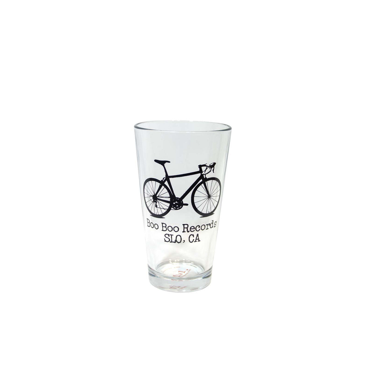 Boo Boo Records Bicycle Pint Glass
