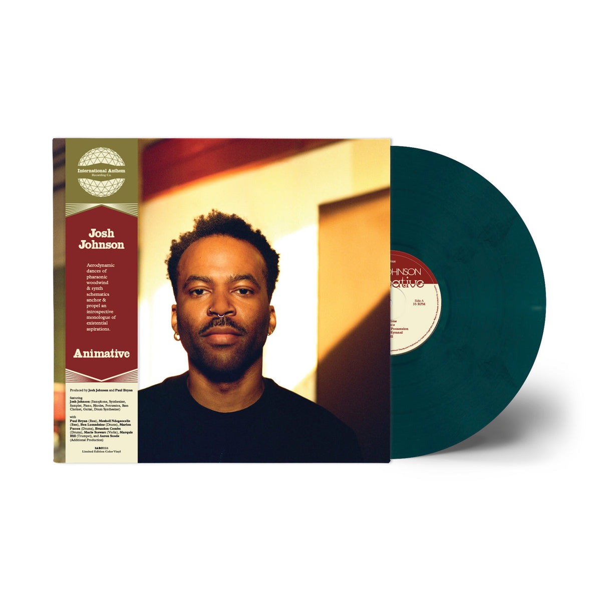 Josh Johnson Animative Exospheric Blue Indie LP