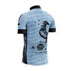 Men's Race Jersey (Boo Boo Records, Black, Glacier Blue) Back