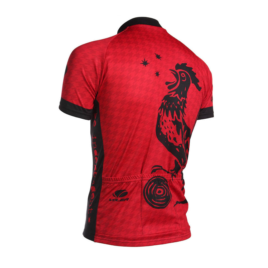 Men's Race Jersey (Boo Boo Records, Black, Red) Back