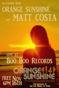 Orange Sunshine & Matt Costa
